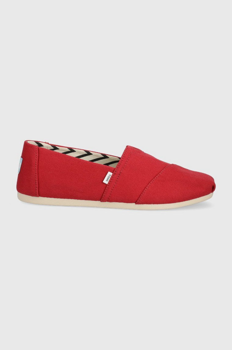 Toms espadryle Alpargata kolor czerwony