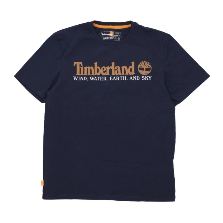 Granatowy męski t-shirt krótki rękaw Timberland