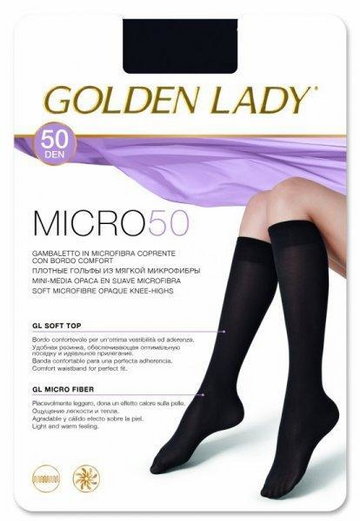 Golden Lady Micro 50 den podkolanówki