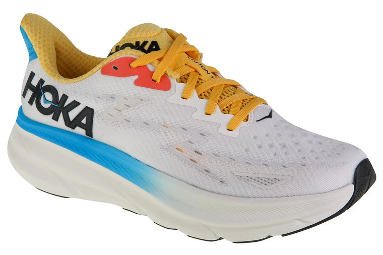 Hoka W Clifton 9 1127896-BSW, Damskie, Białe, buty do biegania, tkanina, rozmiar: 37 1/3