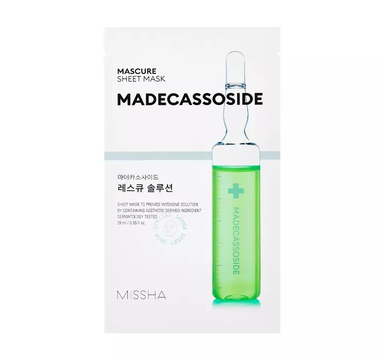 MISSHA MASCURE MASKA W PŁACHCIE MADECASSOSIDE 28ML