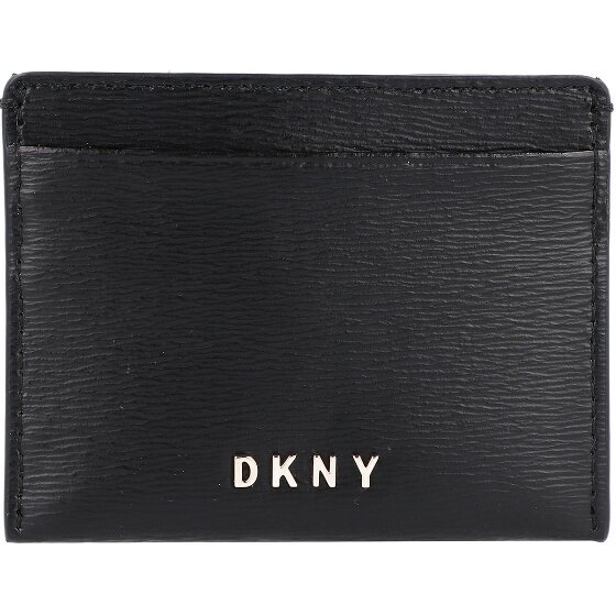 DKNY Skórzane etui na karty kredytowe Bryant 10 cm black