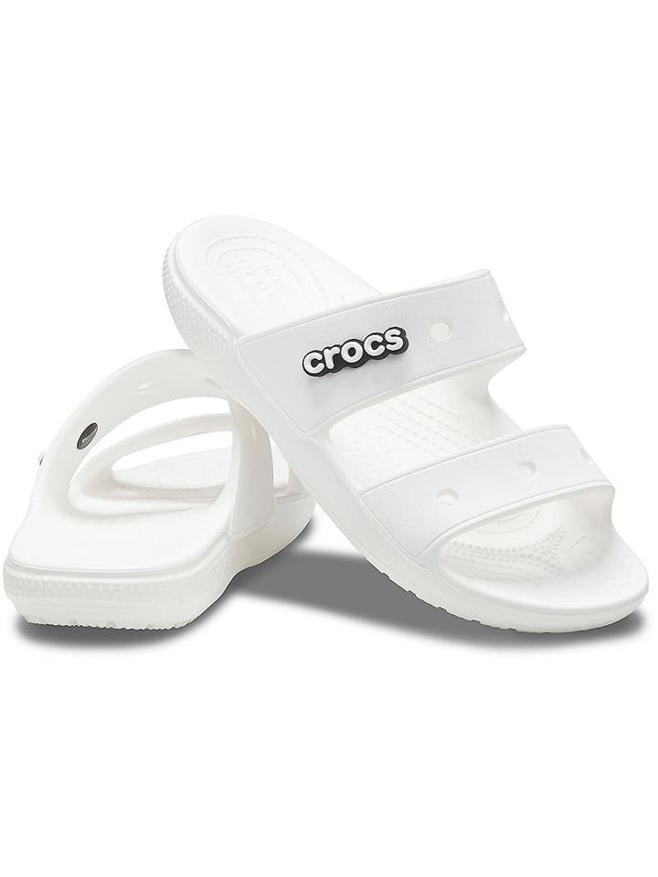 Crocs Klapki "Classic" w kolorze białym