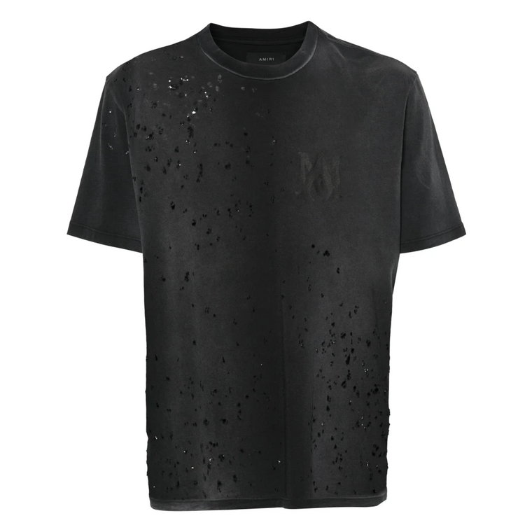 Faded Black Logo Shotgun T-Shirt Amiri