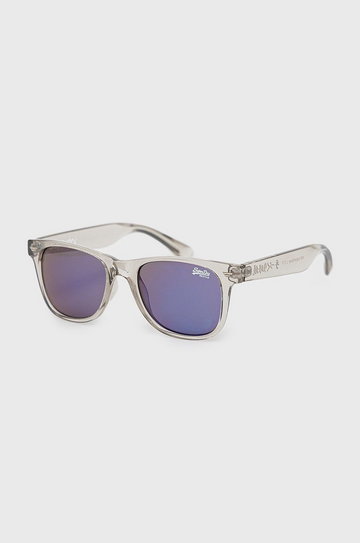Superdry okulary przeciwsłoneczne męskie kolor transparentny