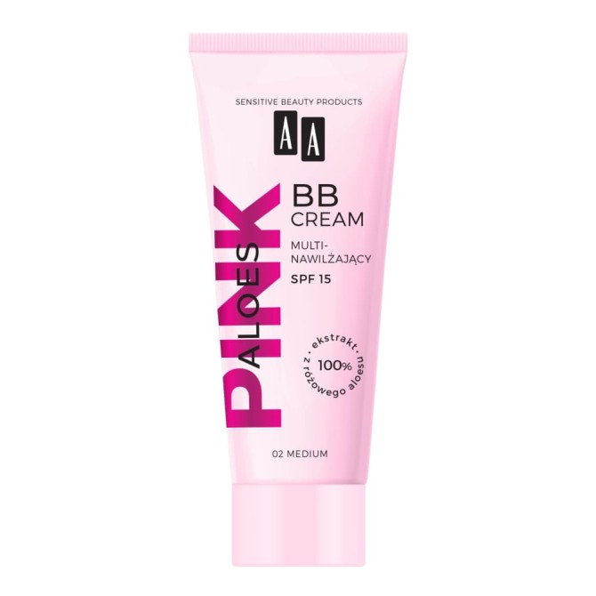 AA Aloes Pink multinawilżający krem BB 02 Medium 30ml