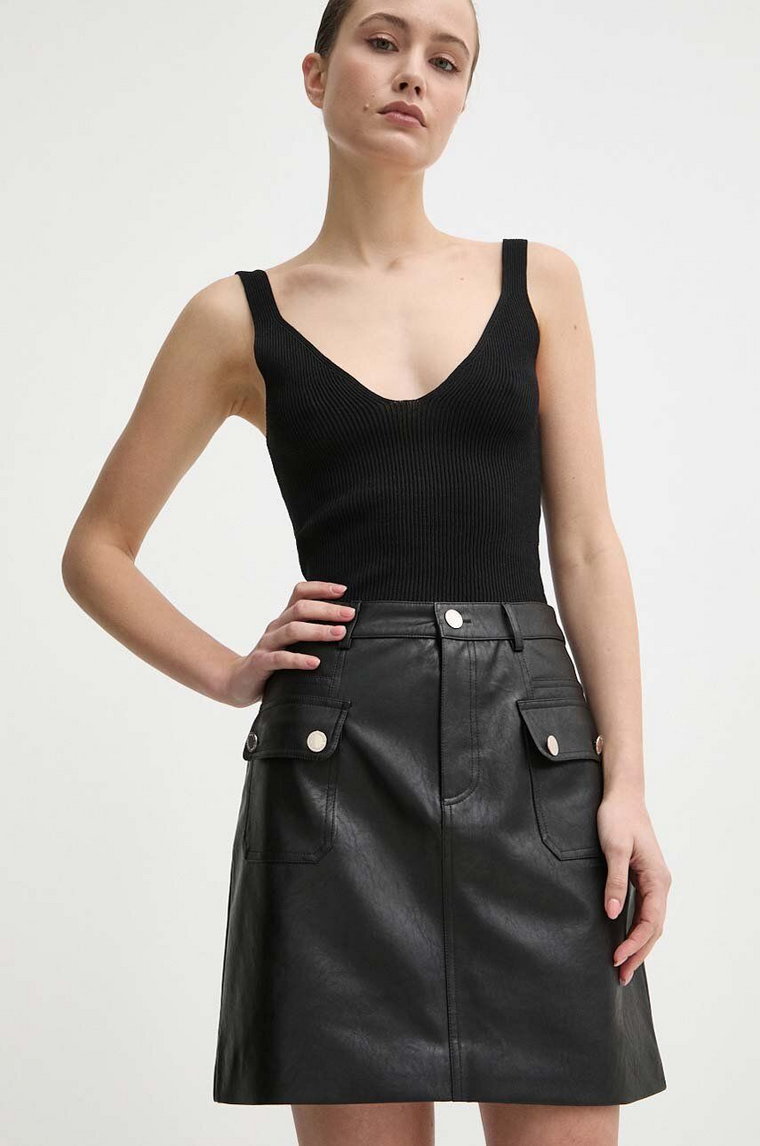 Morgan spódnica JOE kolor czarny mini ołówkowa