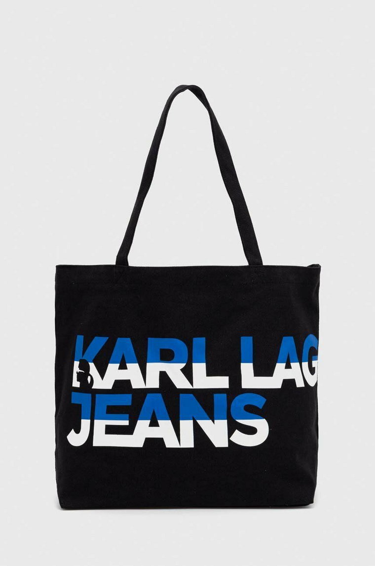 Karl Lagerfeld Jeans torebka kolor czarny