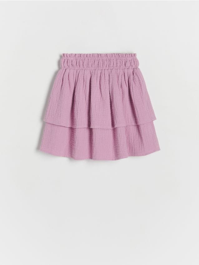 Reserved - Muślinowa spódnica - fioletowy
