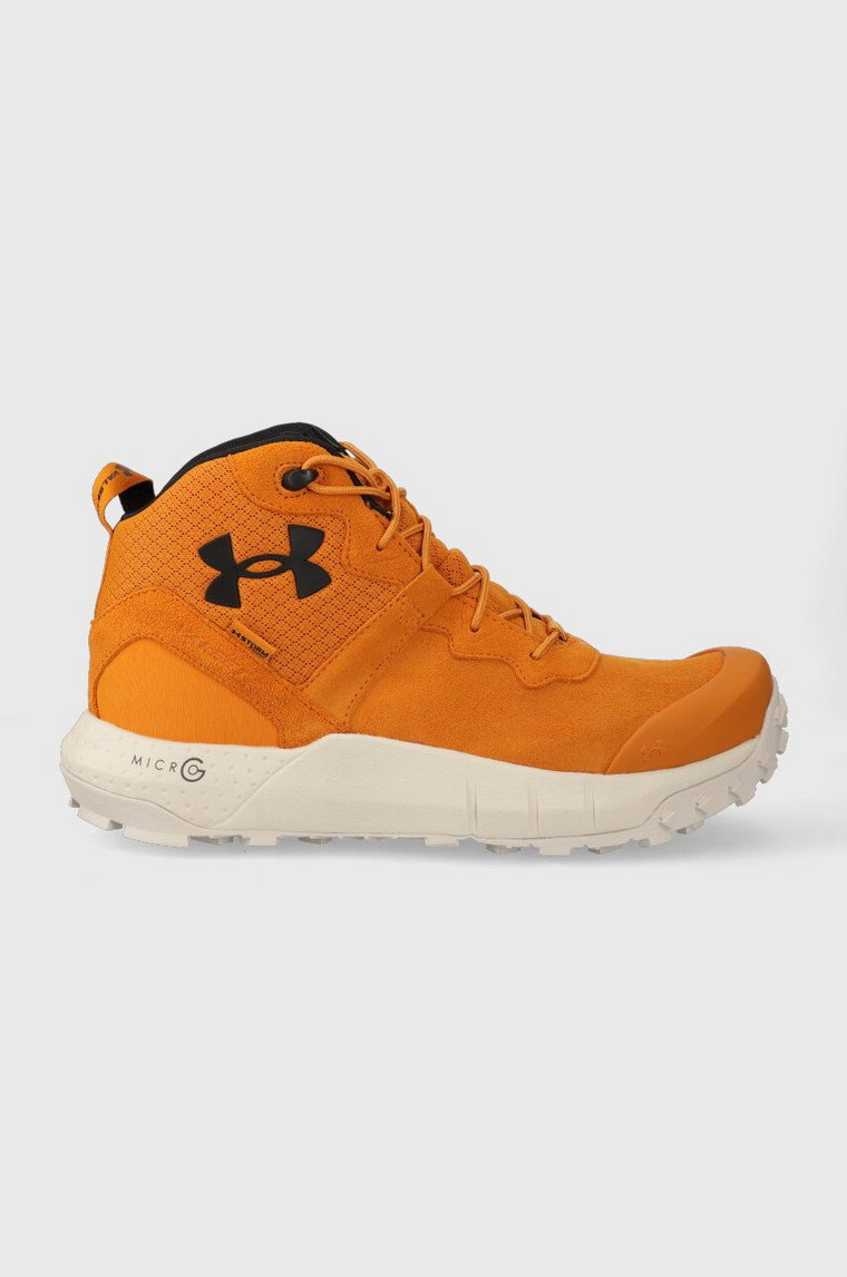 Under Armour buty Micro G Valsetz Trek Mid WP męskie kolor pomarańczowy