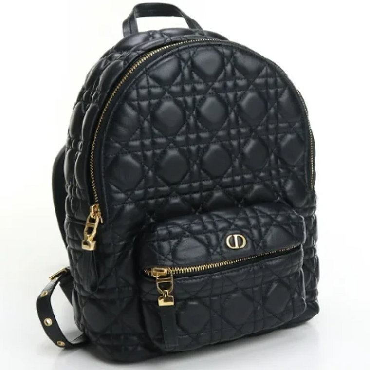 Pre-owned Leather backpacks Dior Vintage