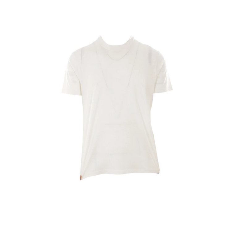 Biała Koszulka z Bawełny z Elastanem Tom Ford