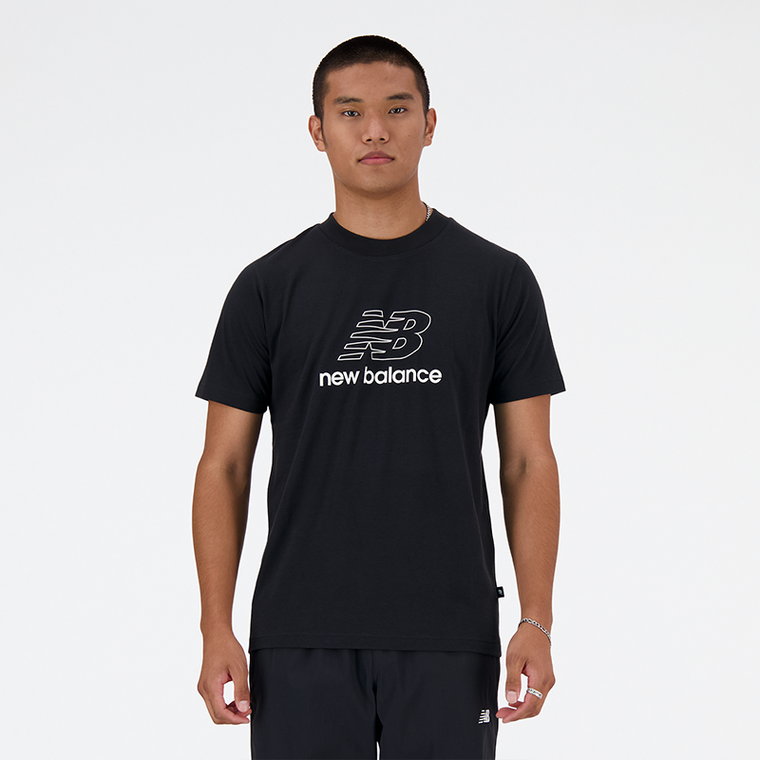 Koszulka męska New Balance MT41906BK  czarna