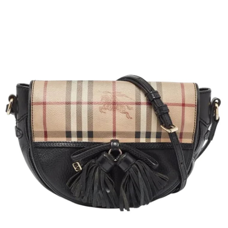 Pre-owned Leather crossbody-bags Burberry Vintage