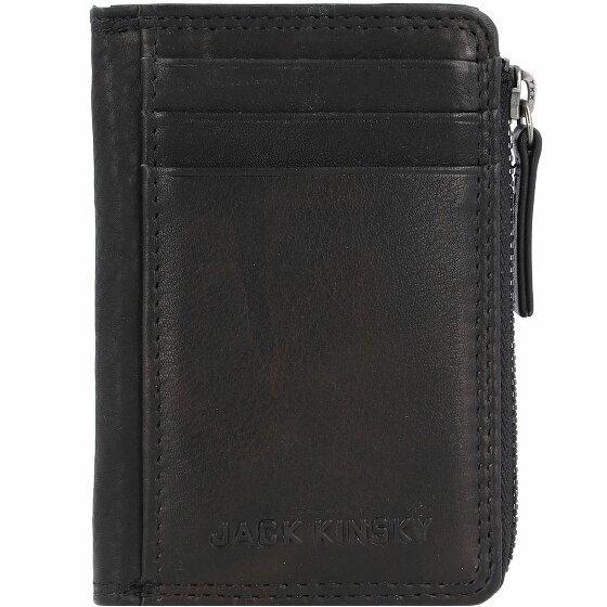 Jack Kinsky Brisbane Etui na karty kredytowe RFID Leather 7 cm schwarz