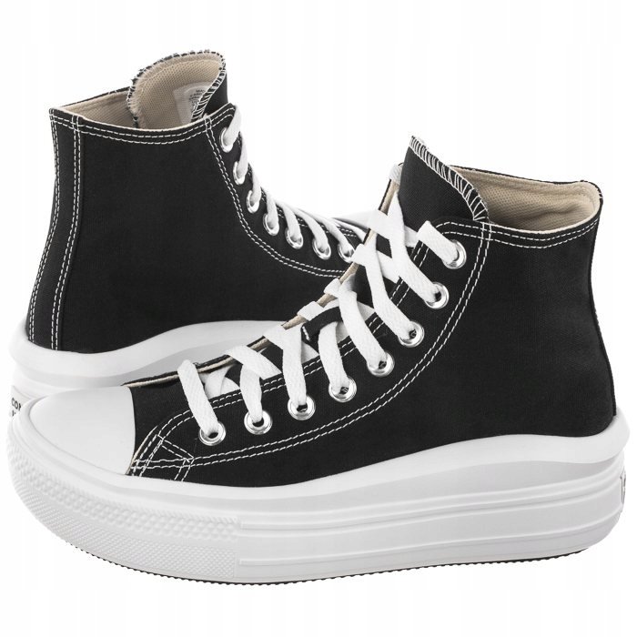 Buty Trampki za Kostkę Converse Ct All Star Move 568497C Czarne