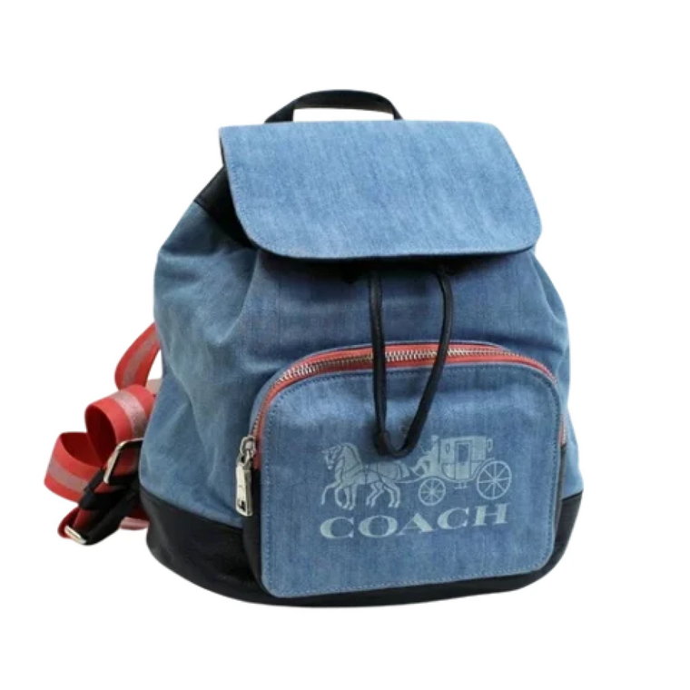 Pre-owned Fabric backpacks Coach Pre-owned