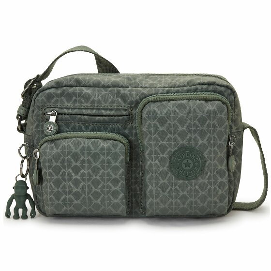 Kipling Basic Plus Albena Torba na ramię 22.5 cm sign green emb