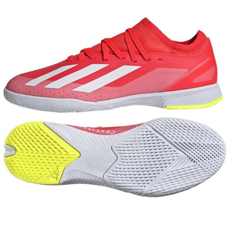 Buty piłkarskie adidas X Crazyfast League In Jr IF0684 czerwone