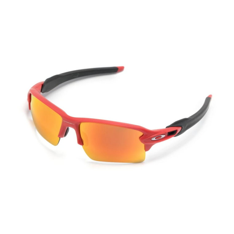 Czerwone Okulary przeciwsłoneczne z oryginalnymi akcesoriami Oakley