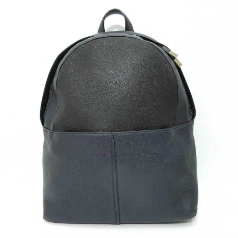 Pre-owned Leather backpacks Dior Vintage