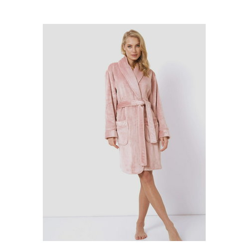 Szlafrok Aruelle Eva bathrobe M Różowy (5904541439846). Szlafroki damskie