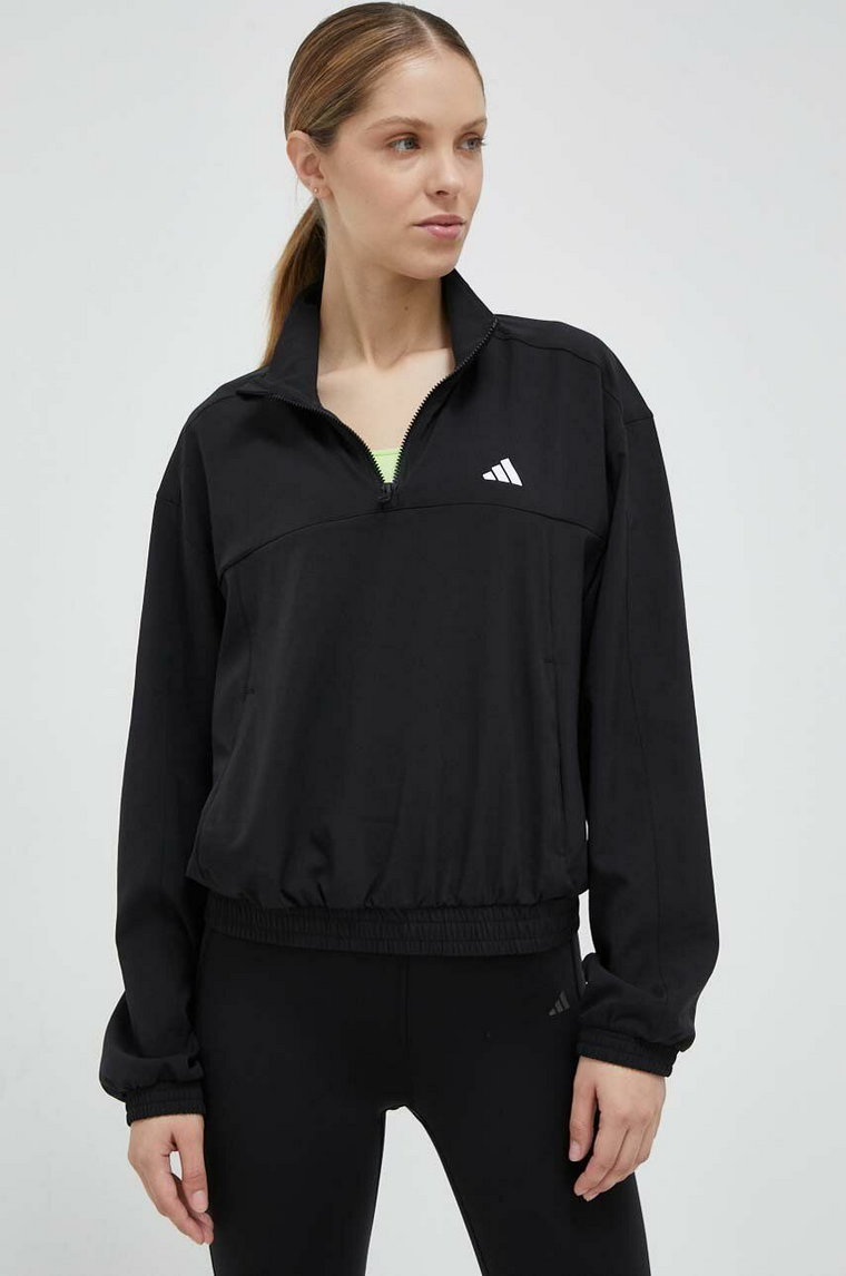 adidas Performance bluza treningowa Training Essentials kolor czarny gładka HZ5636