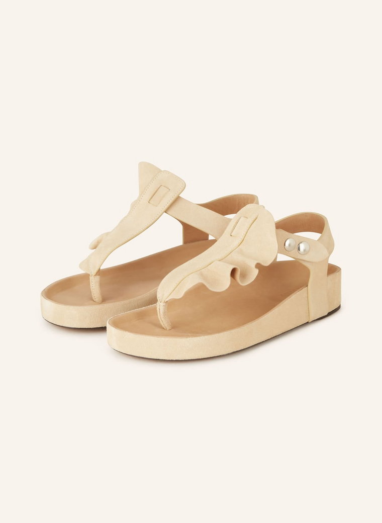 Isabel Marant Sandały Isela beige