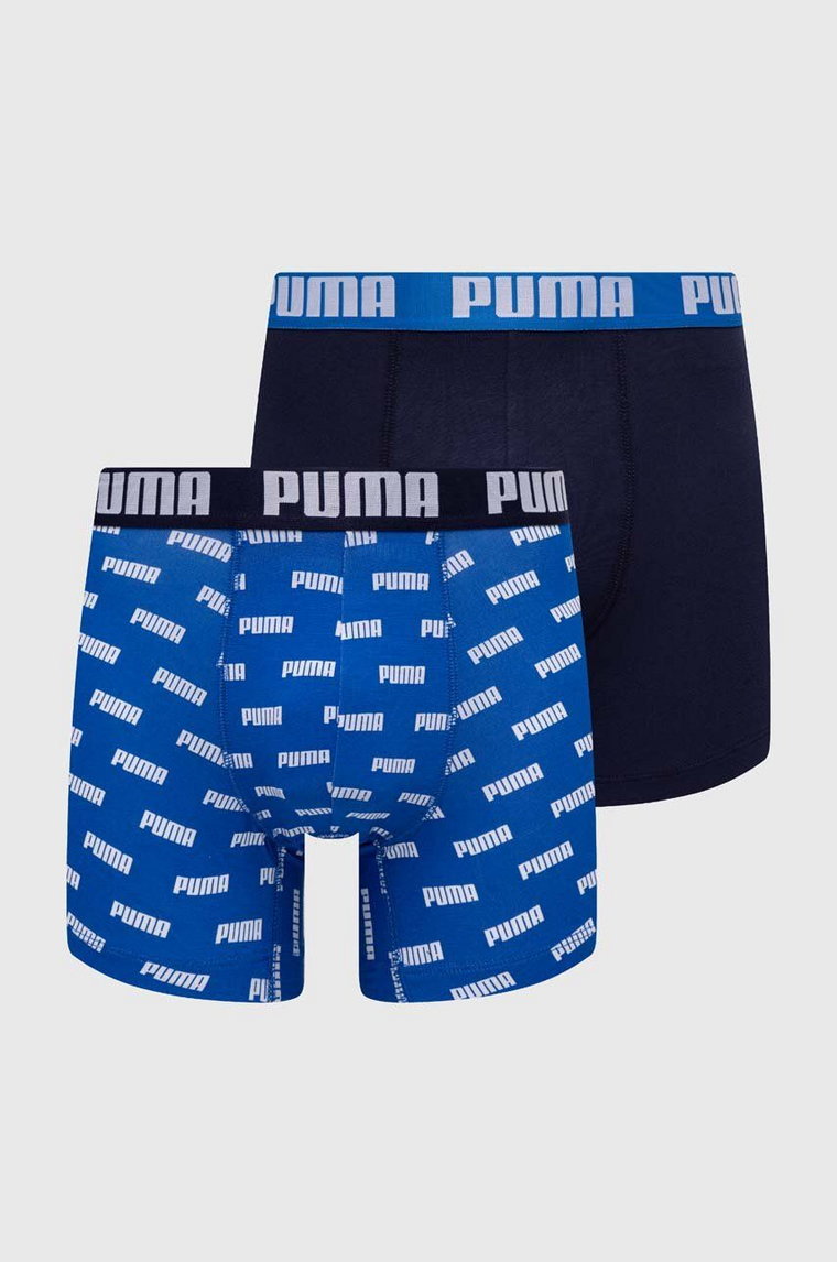 Puma bokserki 2-pack męskie kolor niebieski 938324