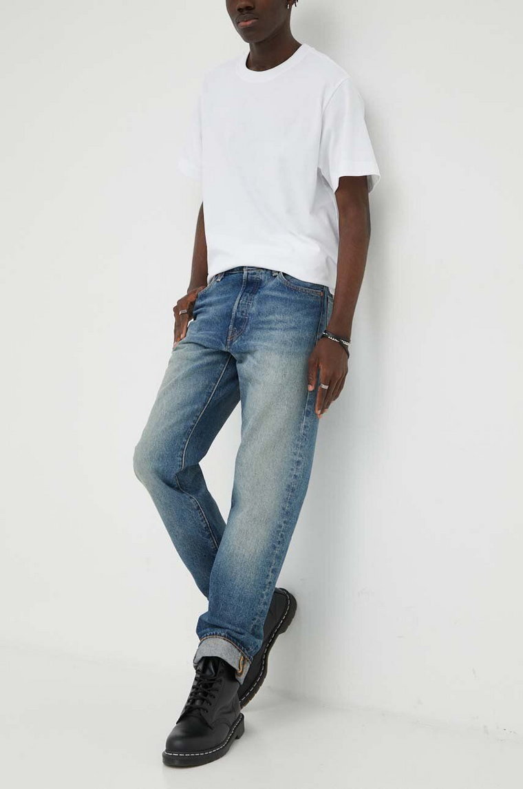 Levi's jeansy 501 54 męskie kolor niebieski