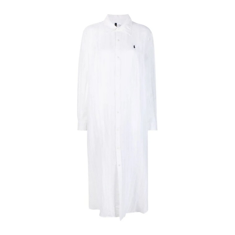 Klasyczna Biała Bawełniana Koszula Ralph Lauren