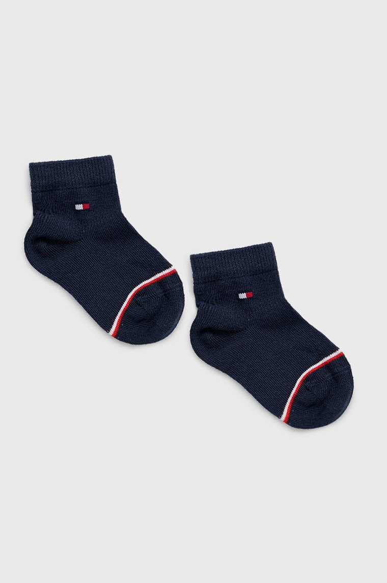 Tommy Hilfiger skarpetki dziecięce (2-pack) kolor granatowy