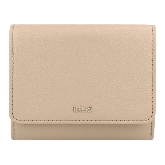 Boss Alyce Portfel Skórzany 12 cm light beige