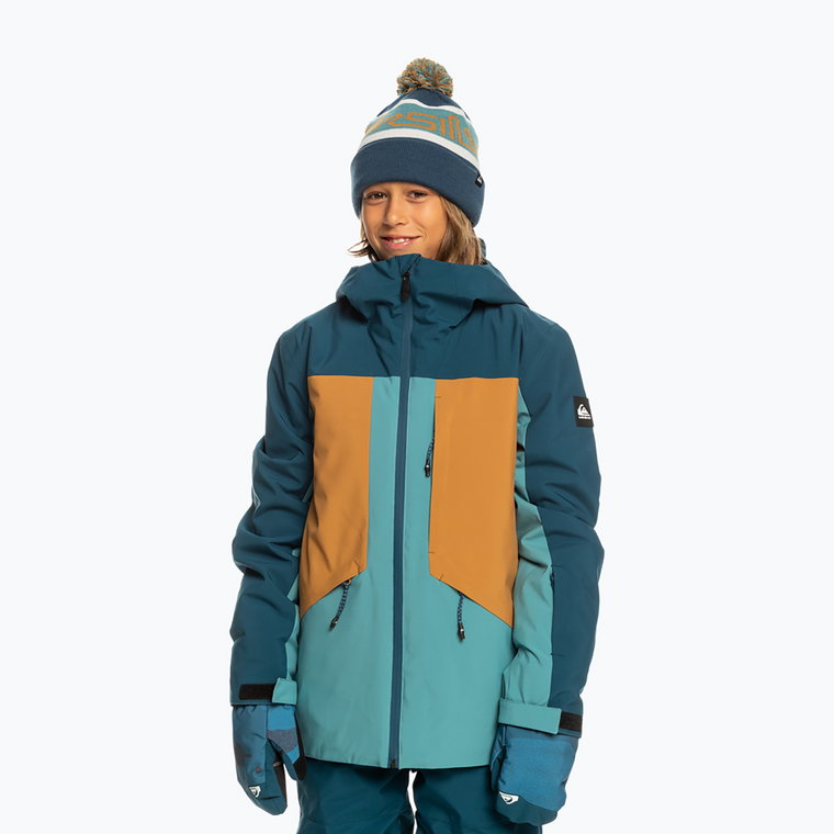 Kurtka snowboardowa dziecięca Quiksilver Ambition Youth majolica blue