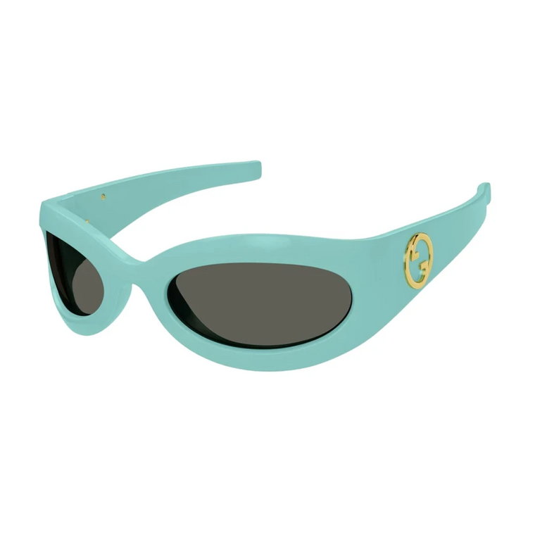 Stylowe okulary przeciwsłoneczne z ramką z 100% plastiku Gucci