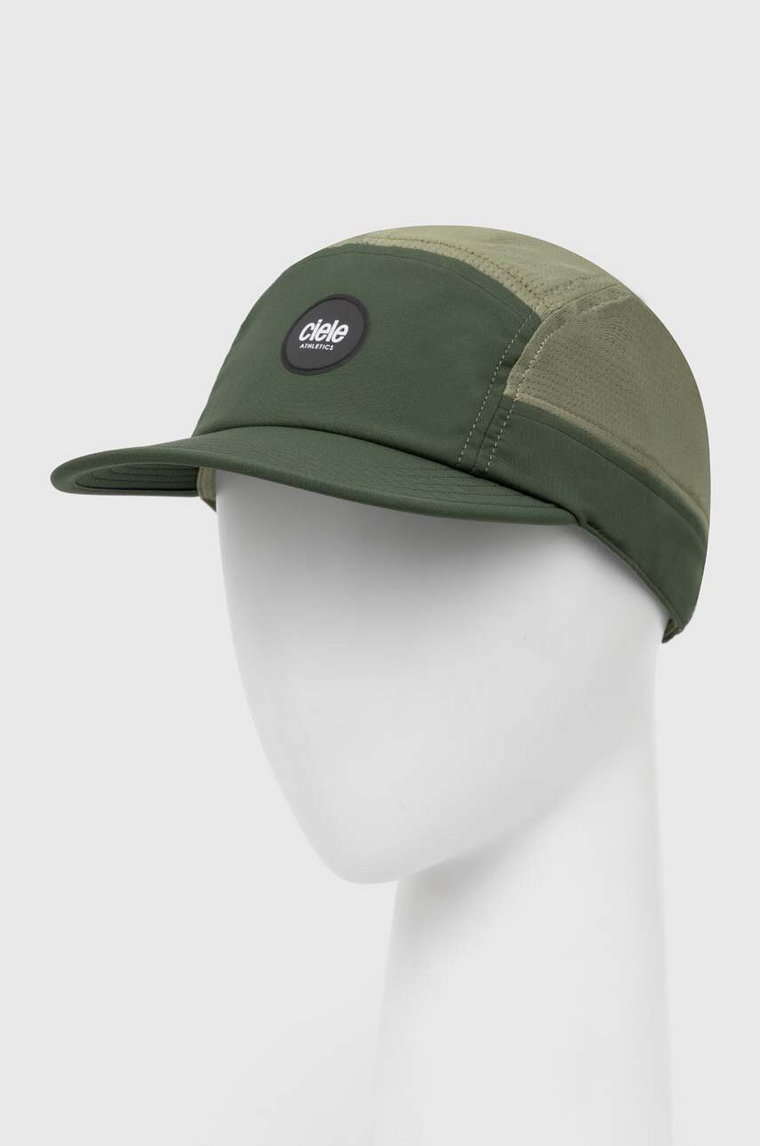 Ciele Athletics czapka z daszkiem GOCap SC - Badge Plus CLGCSCBPL.FG001 kolor zielony wzorzysta