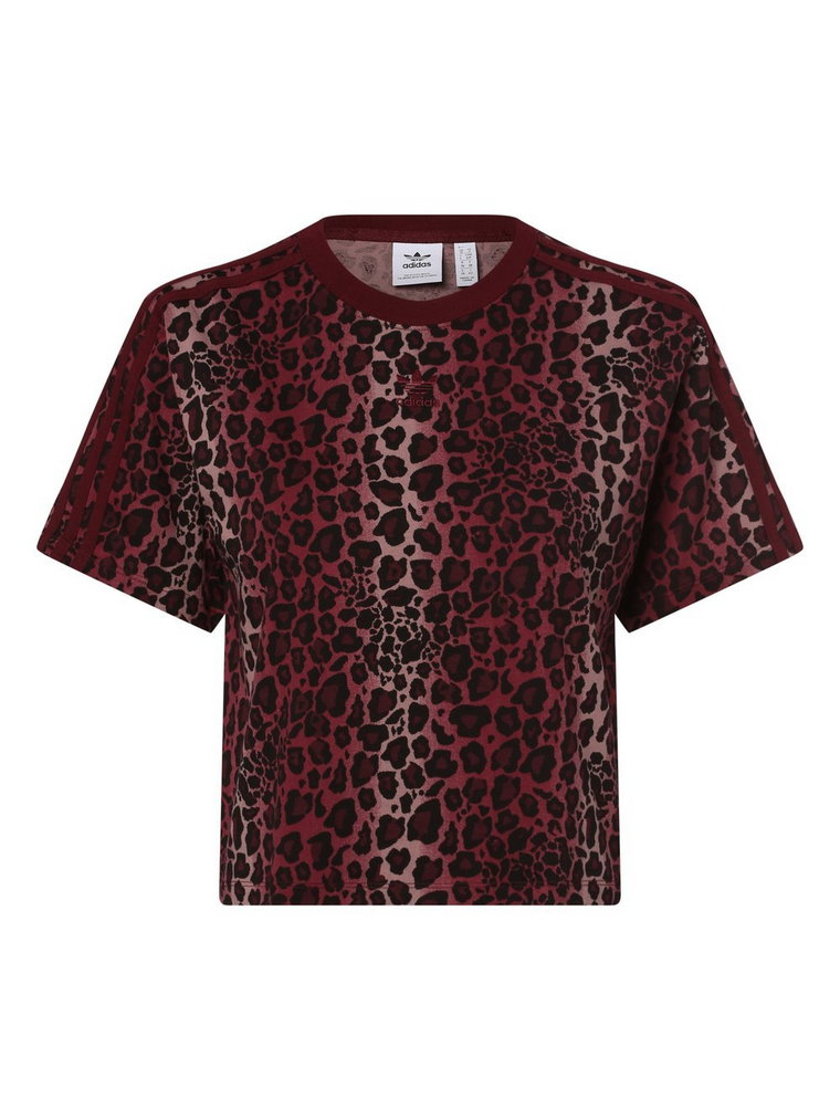 adidas Originals - T-shirt damski, czerwony|różowy