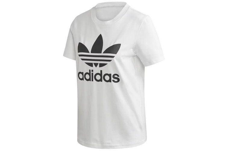 adidas Trefoil Tee FM3306, Damskie, Białe, t-shirty, bawełna, rozmiar: 30