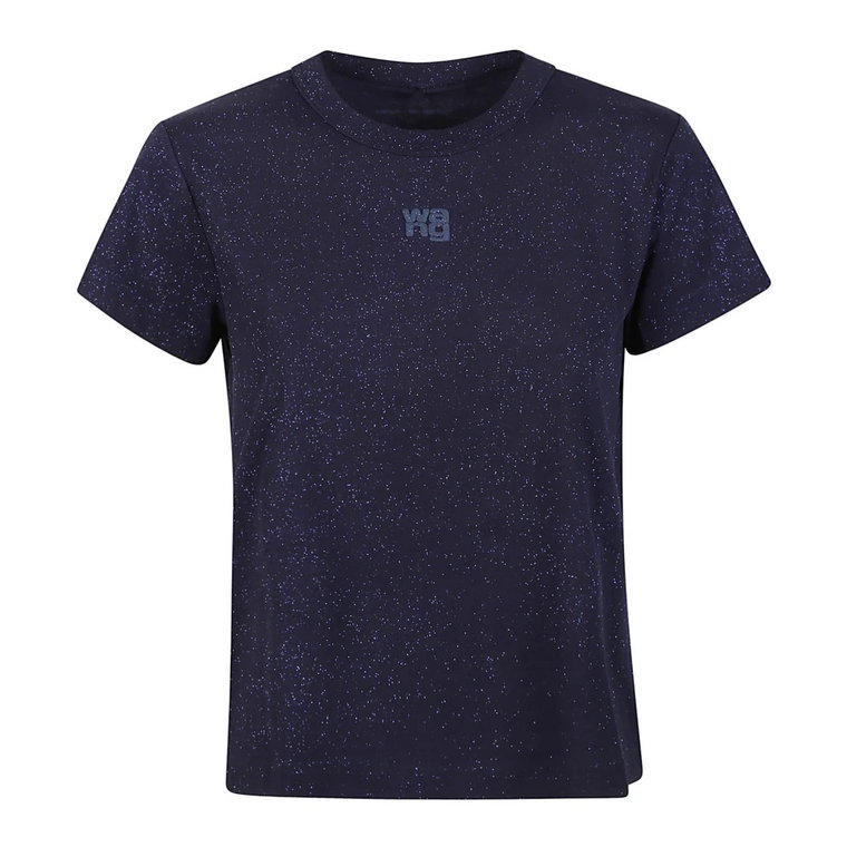 Glitter Logo Essential T-Shirt T by Alexander Wang