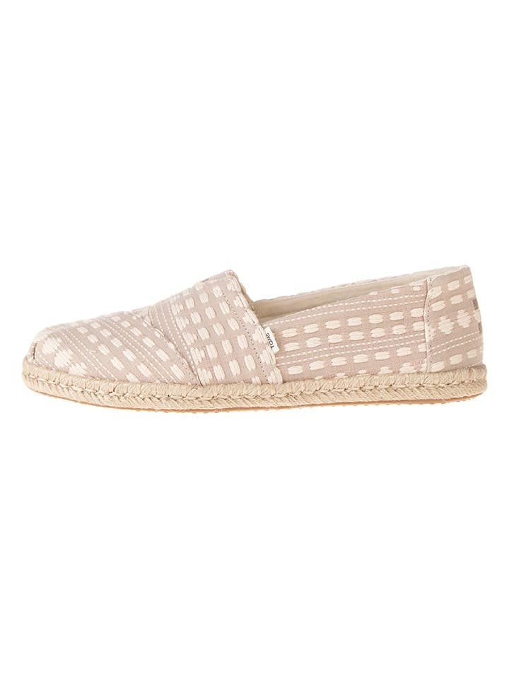 TOMS Espadryle w kolorze szarobrązowym