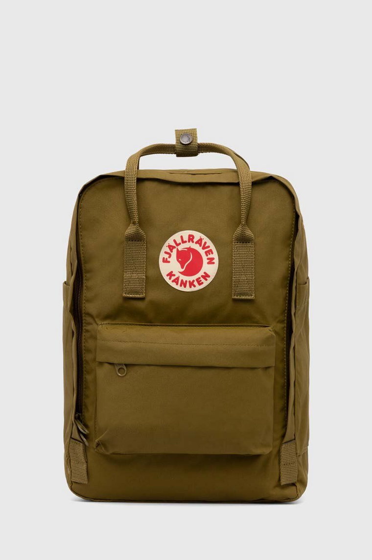 Fjallraven plecak kolor zielony duży gładki 23524-631