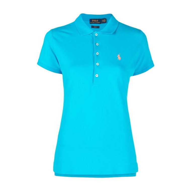 Niebieska Koszulka Polo z Krótkim Rękawem Ralph Lauren