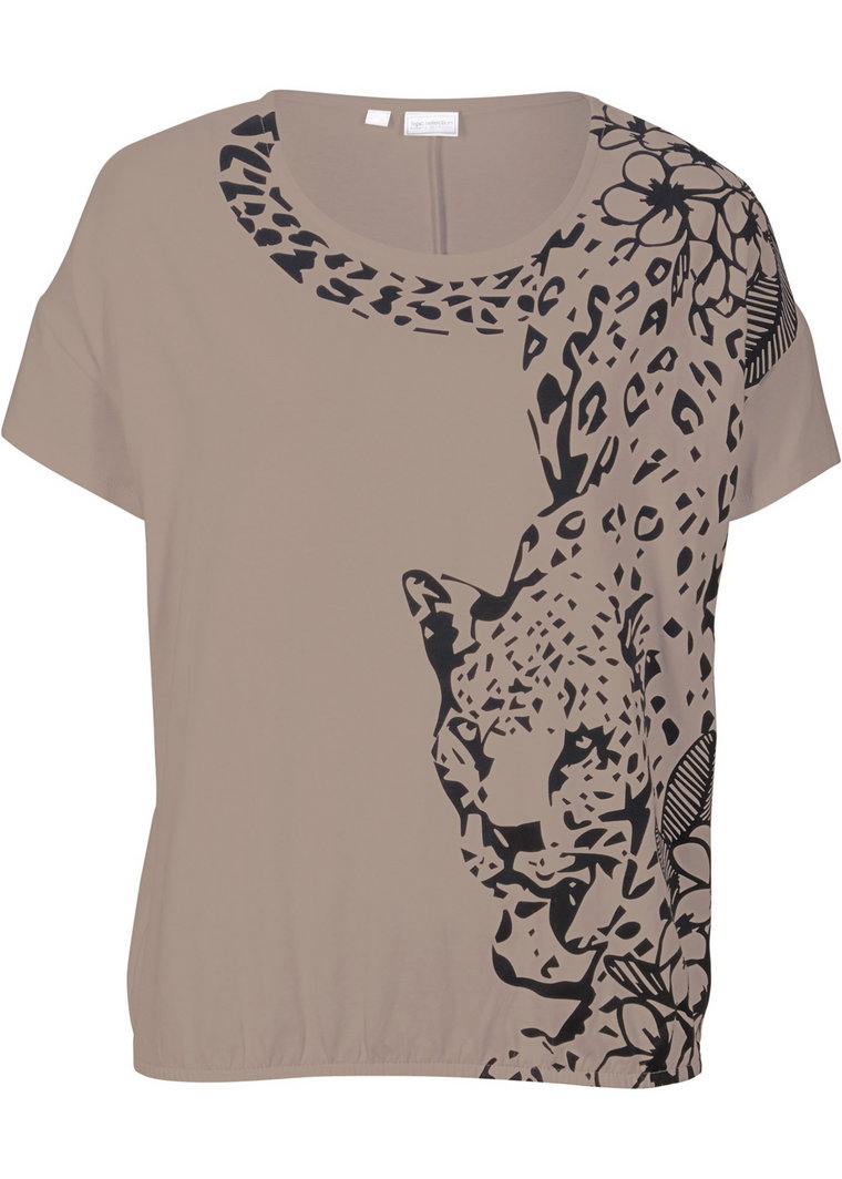 Shirt z motywem leoparda