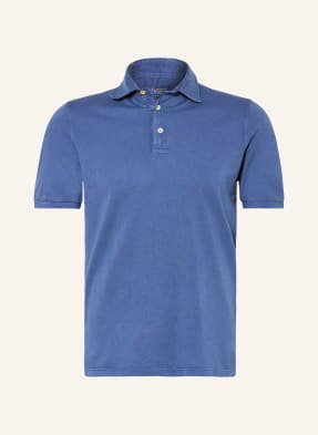 Fedeli Koszulka Polo Z Piki Extra Slim Fit blau