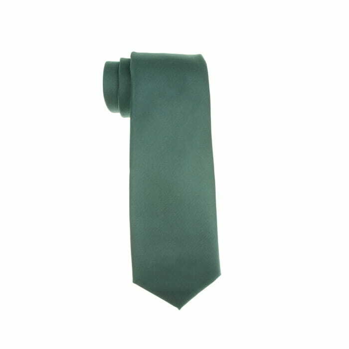 Krawat gładki zielony EM 105