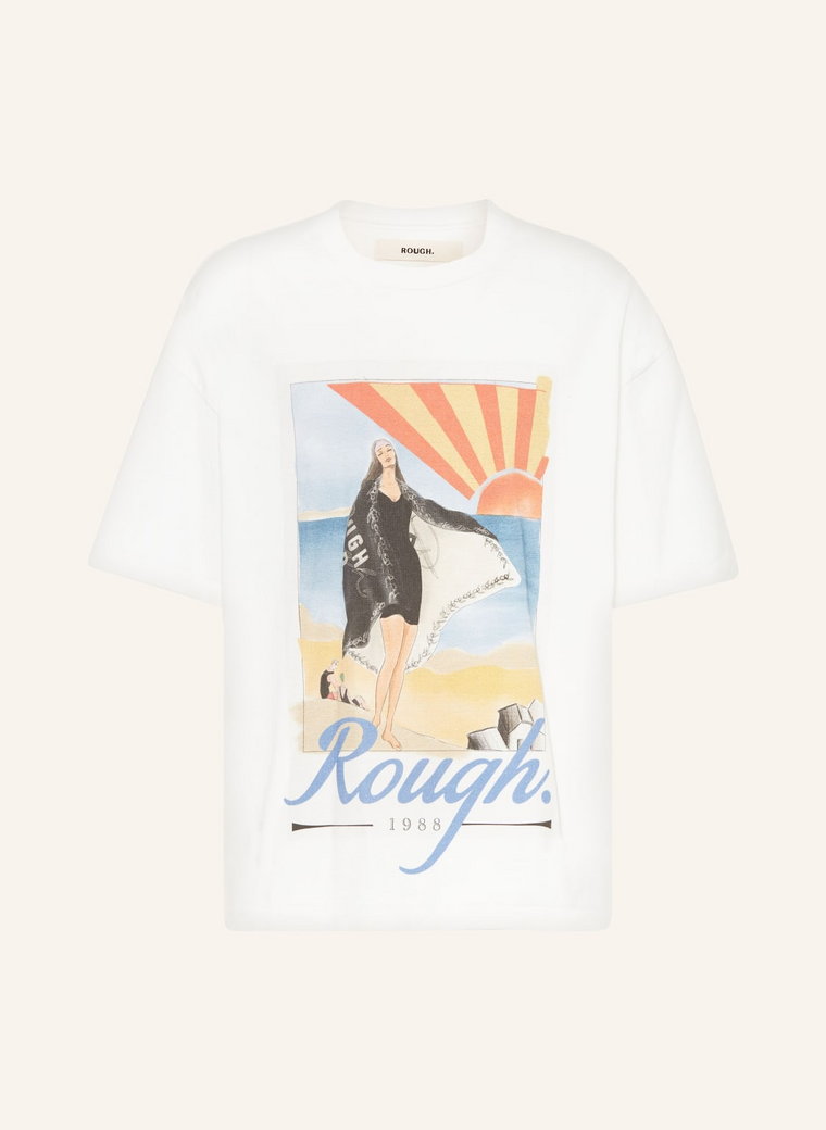 Rough. T-Shirt Vintage Postcard weiss