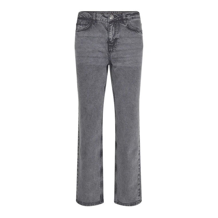 Mmstella Rock Jeans Spodnie 155280 Szare MOS Mosh