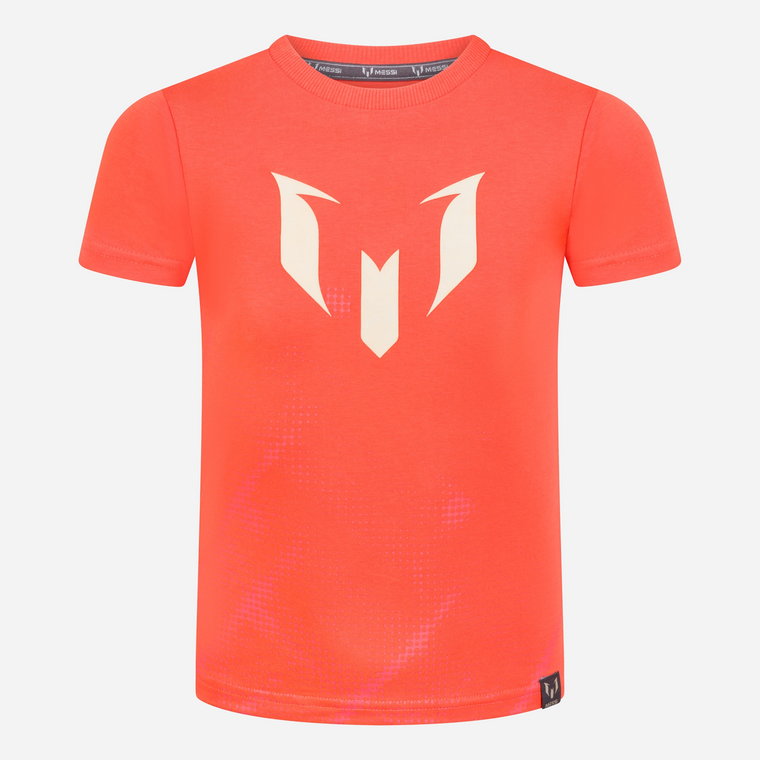 Koszulka dziecięca Messi S49403-2 86-92 cm Neonowa pomarańcza (8720815174636). T-shirty, koszulki chłopięce