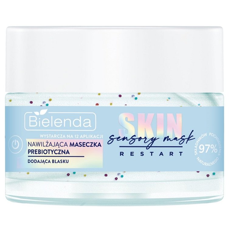 Bielenda, Skin Restart Sensory Mask - Nawilżająca Maseczka Prebiotyczna, Dodająca Blasku, 50ml