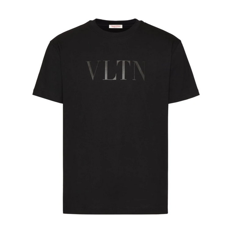 Czarna koszulka męska Aw23 - Stylowa aktualizacja Valentino Garavani